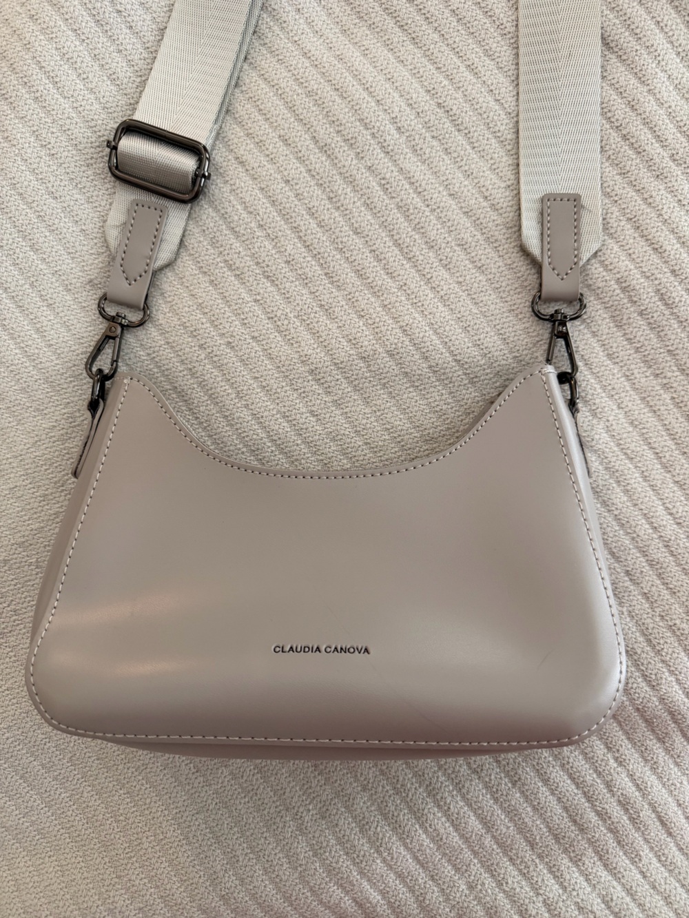 Grey Shoulder Bag